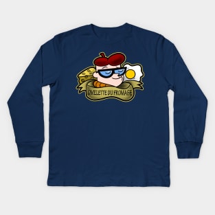 Omelette du Fromage Kids Long Sleeve T-Shirt